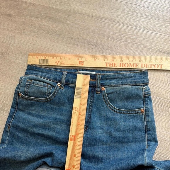 27x30 Blue Flared Bootcut Jeans Y2K 2000s Grunge Massive Leg Opening - Picture 5 of 6